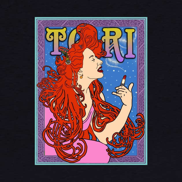 TORI AMOS NOUVEAU MUCHA by SortaFairytale